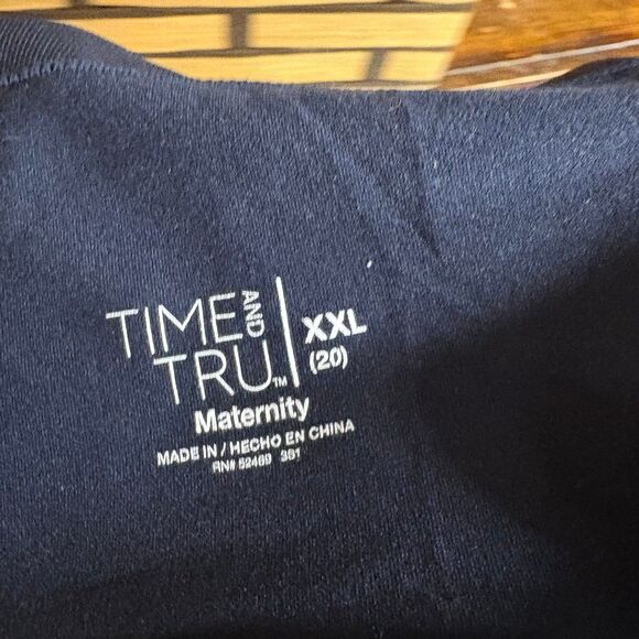 Time and Tru Maternity Denim Shorts Size XXL - Picture 5 of 6